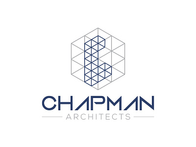 Chapman Architects architect architect logo building c logo creative design graphics design homes logo logodesign logotype minimal design polygon logo skyscraper