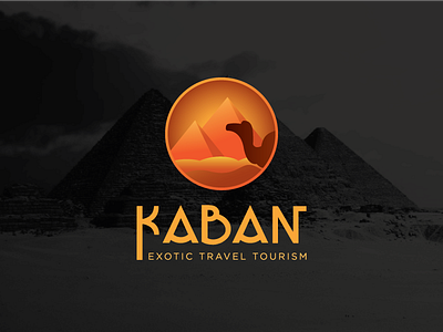 Kaban branding camel creative desert desert logo design explore illustration logo logodesign logotype sahara tourism travel unique