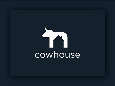 Cowhouse branding cow cow house logo cow logo cowboy creative logo design house house logo identity illustration logo logodesign logodesinger milk minimal simple logo typography