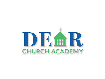 Dear Church Academy academy logo branding church logo dear logo god logo identity logo logotype minimal logo peace logo school logo text logo typography typography logo