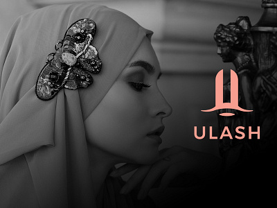 Ulash arabic logo branding branding agency cosmetic logo design eye logo eyelashes fashion logo femenie girl logo graphic icon identity logo logodesign logotype minimal u letter logo u logo ulash logo