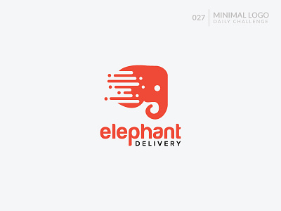 Elephant Delivery Logo