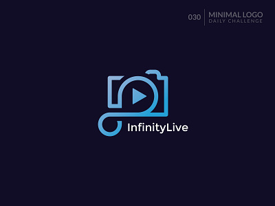 Infinity live logo 2d animation logo branding camera logo cinema logo circle logo creative logo film logo identity illustration infinity logo line logo live logo logo logodesign logotype minimalist logo movie logo play logo typography youtube logo