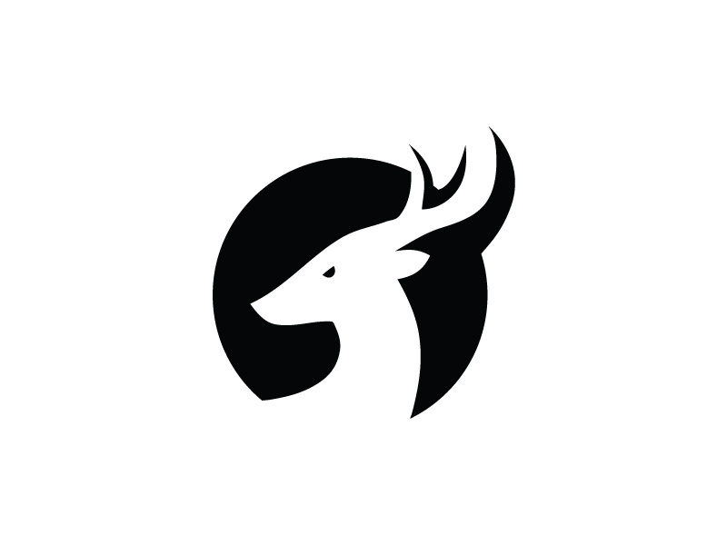 Deer Logo clean logo company logo business logo logo logodesign logotype creative design branding typography graphic creative logo deer logo animal logo creative design profesional wild logo animal wild logo letter logo animation