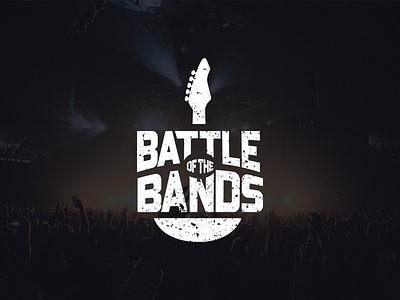 Battle Of The Bands animation band battle of the bands band festival block party concert logo dog guitar guitar poster guitars identity logo logodesign logotype music concerts music festival music logo music poster poster design print design puppies