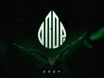 Drop Typography design