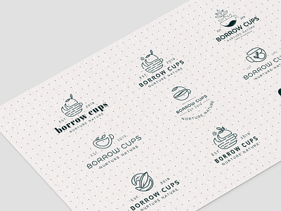 Borrow Cups logos beans logo branding business logo coffee cups coffee logo company creative creative logo cups logo leaves logo logodesign logotype minimalist logo natural logo nature nonprofit ocean logo sunset logo typography