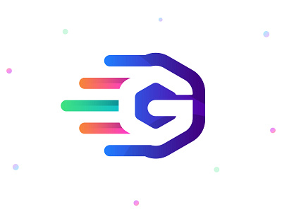 COLORFUL G LETTER LOGO colorful company logo design g gaming gradient graphic design icon icon design logo design letter logo logo design