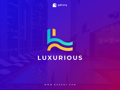 LUXURIOUS L Letter Logo business design home l letter logo luxurious logo luxury shop