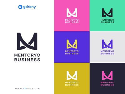 Initial M Letter Logo Design