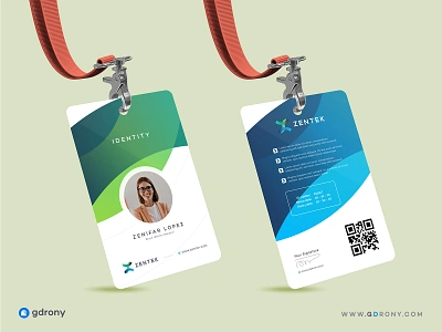 ID Card Design branding business card company logo design graphic design id id card identity identity branding ui vector visitingcard