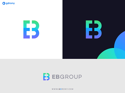Initial EB Group Business Logo Design b branding business company company logo design e eb graphic design icon design logo design illustration initial letter logo modern