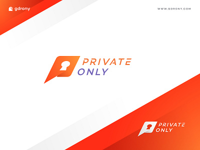 Protect Private Only Initial P Letter Logo Design