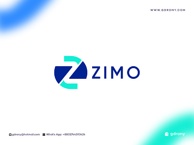 ZIMO Initial Letter Z Logo branding company logo graphic design icon design logo design illustration letter letter z lettering logo logo design online web z z icon z logo z name