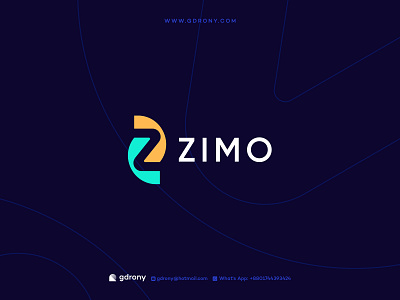 ZIMO Initial Letter Z Logo