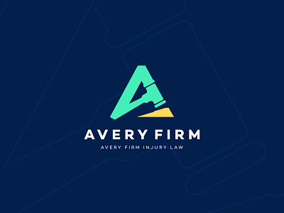 AVERY FIRM INJURY LAW INITIAL LETTER A LOGO DESIGN a letter decision firm injury law law icon law logo letter a