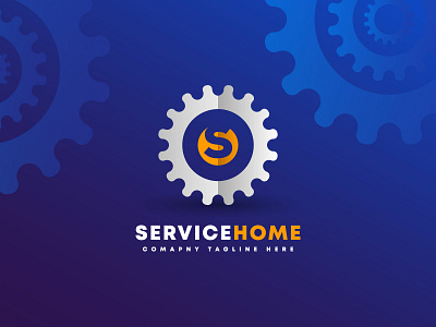 Service S Letter Logo app auto mobile company logo graphic design icon design logo design illustration logo logo design s s letter service simple