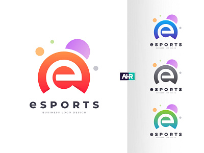 Colorful E Letter Logo
