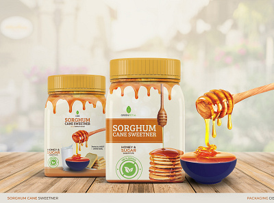 Natural Sweetener - Packaging Design branding design honey minimal package design packaging sugar