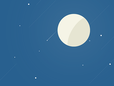 Look into the universe background flat design stars