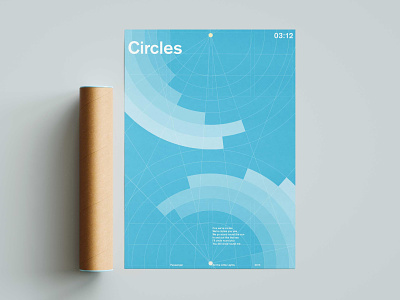 Circles — a musical exploration abstract geometric graphic design grid illustration international style minimalism poster swiss style