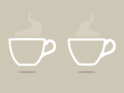 Cappuccino cups coffee cups design icons