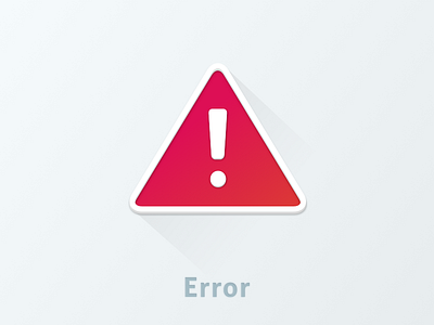 Error Style 3 icon ui