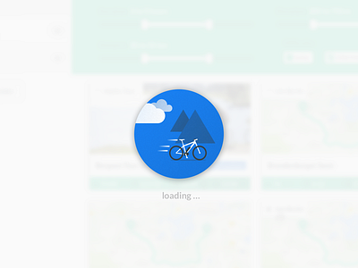 Loading spinner idea illustration loading spinner ui