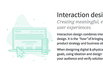 Interaction design illustration