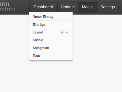 Form&System Menu V2 buttons cms formandsystem gui interface ui