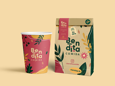Bendita comida branding create creative design graphic design illustration logo