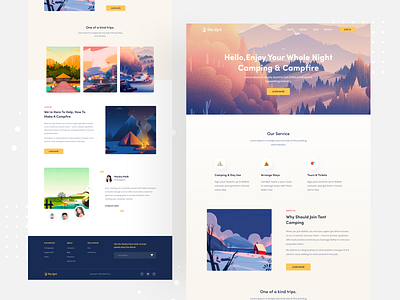 🔥Campfire Landing Page Exploration