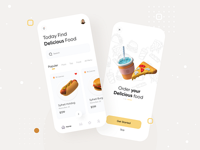 Food app UI