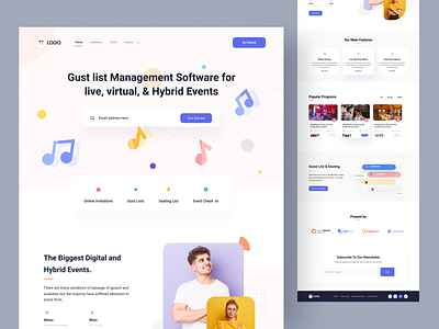 Event Landing Page 🎉