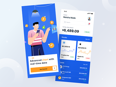 Financial App UI 🏦