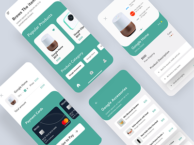 E-commerce UI App Concept