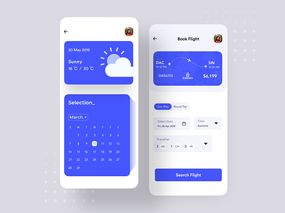 Flight Booking App UI Design android app app app design app concept app ui design booking app colorful app conceptual design dashboard design designer ecommerce flight app flight booking flight booking app foldable smartphone inspiration mobile app typography user interface