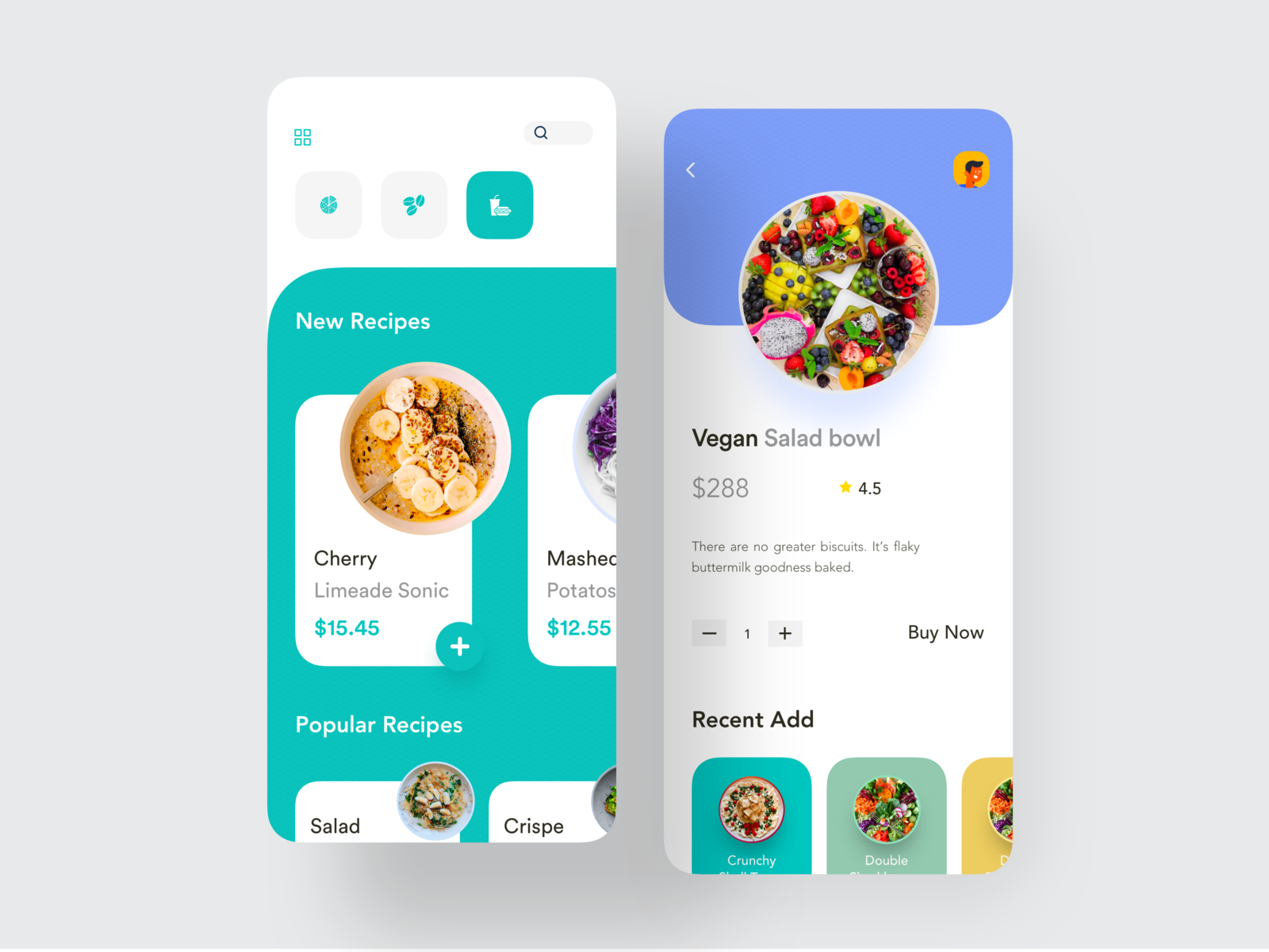 Cooking UI App by Jawadur Rahman Akib on Dribbble