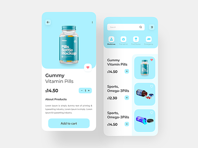 Medicine app app design app concept app ui design colorful app dashboard designer ecommerce medicine app typography user interface