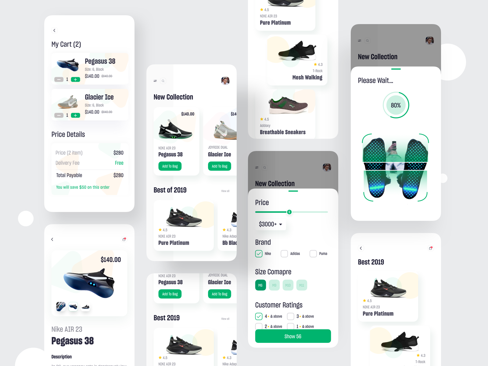 Download Sneakers Shop App by Jawad on Dribbble