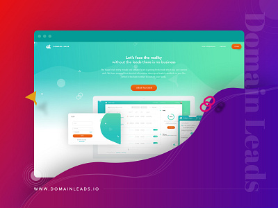 Domain Leads Landing Page