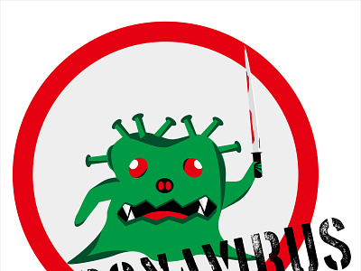 CORONA VIRUS animation corona coronaicon coronavirus icon illustration illustrator logo minimal vector