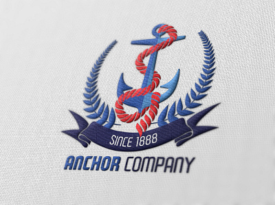 ACHOR COMPANY LOGO achor achor logo branding company design icon illustration logo modern navy sea ship symbol vector