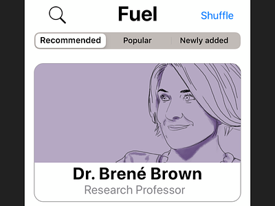 Fuel— inspiration app for creatives (1/2)