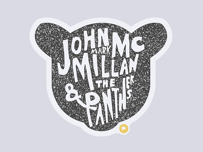 John Mark Mcmillian Panthers Graphic band merch bandart branding handdrawn handdrawntype icon illustration johnmarkmcmillian logo type typography