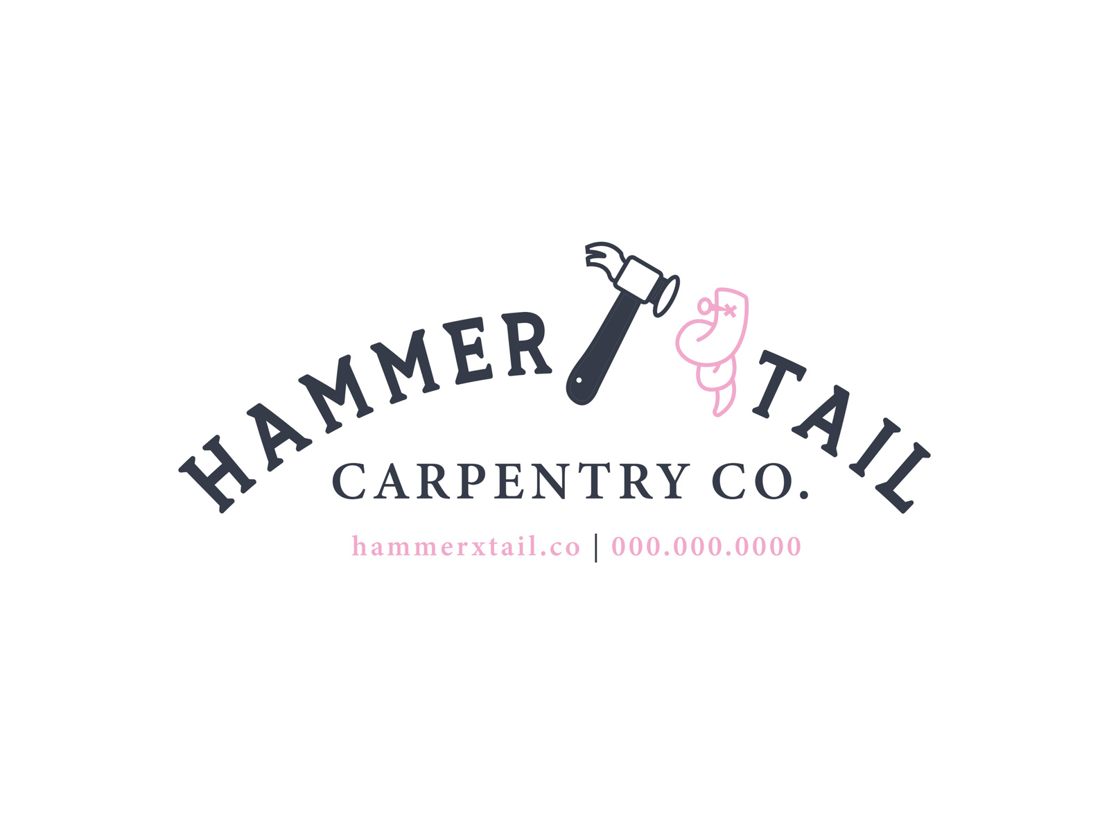 Hammer x Tail Logo by Zackery Peck Creative on Dribbble