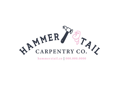 Hammer x Tail Logo branding branding agency branding designer carpentry design designer icon logo mockup typography vector