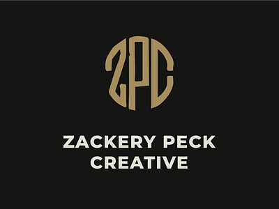 Zackery Peck Creative branding enjoytheprocess monogram personalbranding process
