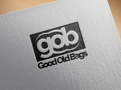 Good Old Bags Logo sedign design logo design online shop photoshop visoice