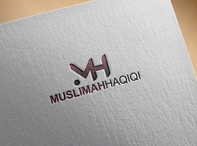 Muslimah Haqiqi Logo Design design hijab logo design muslim photoshop visoice